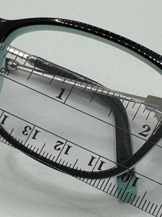 Tiffany & Co TF2207 8055 Eyeglass Frames Black Blue Italy w/ Case main image 8